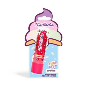 Martinelia Yummy Lipstick Watermelon Pink Coral Παιδικό Κραγιόν Ροζ Κοραλί με Γεύση Καρπούζι 4gr