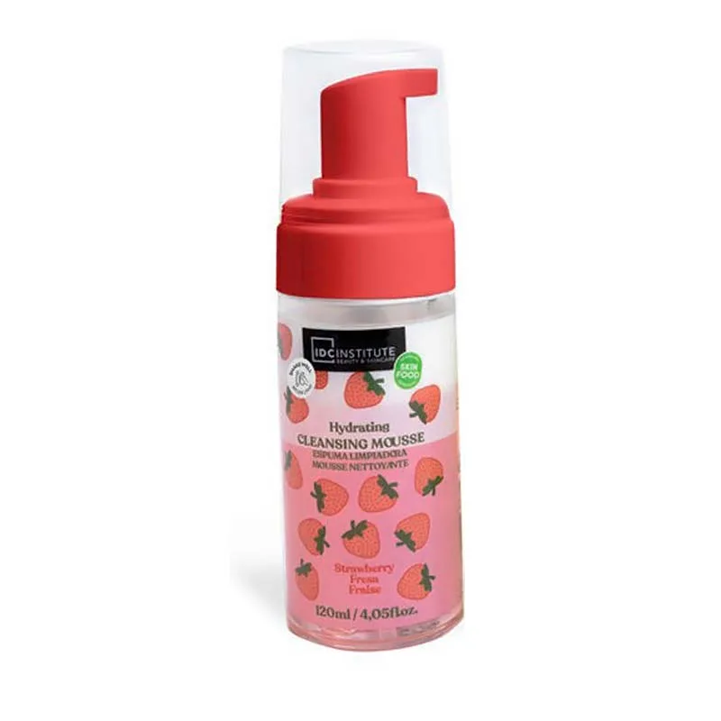 IDC Skinfood Hydrating Biphasic Cleansing Mousse Strawberry – Διφασικός Αφρός Καθαρισμού Προσώπου 120ml Φράουλα