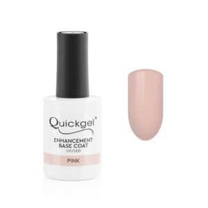 Quickgel Enhancement Base Coat - Pink - 15ml