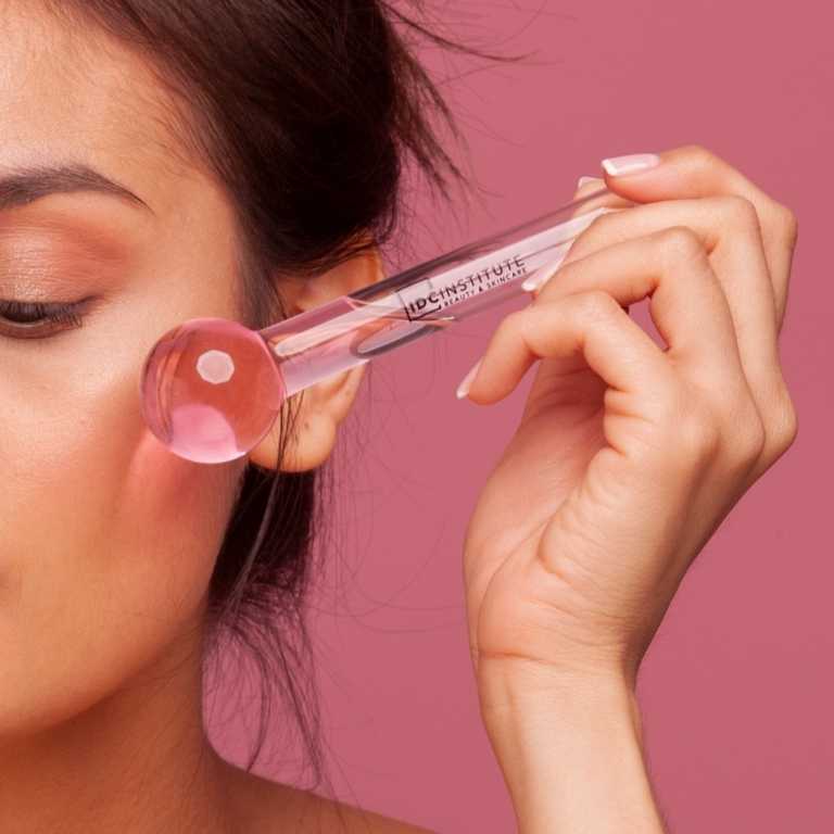 IDC Facial Massage Ball Μπάλα Μασάζ Προσώπου Κρύας Εφαρμογής Γυάλινη - Image 2