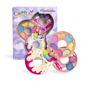 Martinelia Candy Unicorn Makeup Set Donut Σετ Καλλυντικών 22 x 26,5 x 5,5cm