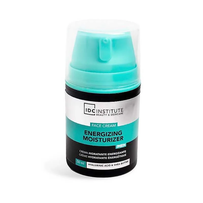 IDC Institute Face Cream Energizing & Moisturizer For Men με Υαλουρονικό & Βούτυρο Καριτέ 50ml