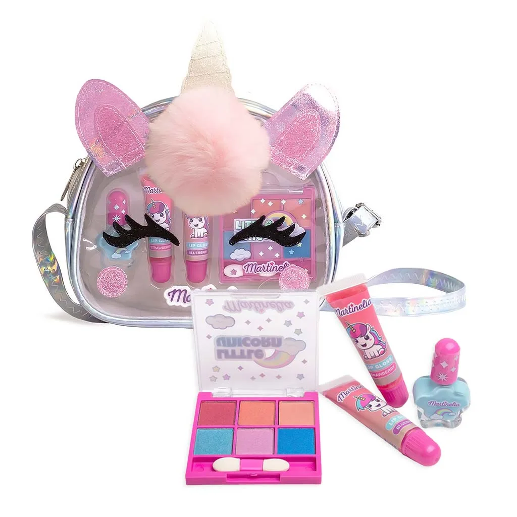 Martinelia Little Unicorn Beauty Bag – Σετ Καλλυντικών σε Τσαντούλα Ώμου W17 x H16 x D6cm