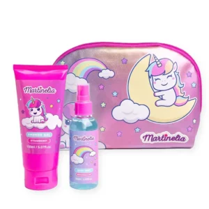 Martinelia Little Unicorn Cosmetic Bag Bath Set – Παιδικό Σετ Περιποίησης για Κορίτσια 21 x 14 x 6cm