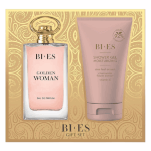 Bi-Es Golden Woman Gift Set for Women  EDP 90ml & Shower Gel 150ml
