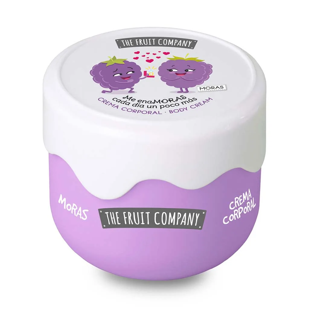 The Fruit Company Body Cream Vegan Blackberries Κρέμα Σώματος 200ml